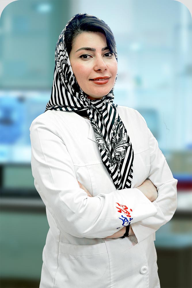 دکتر سمانه وجدانی، دکترای ژنتیک پزشکی و مسئول فنی آزمایشگاه پردیس