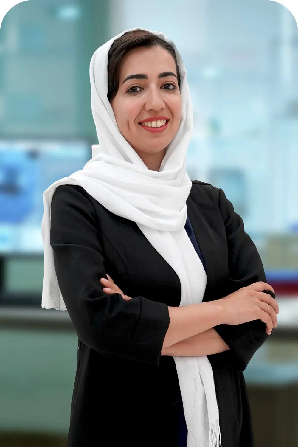 ریحانه سید‌آبادی مسئول بخش حسابداری آزمایشگاه پردیس