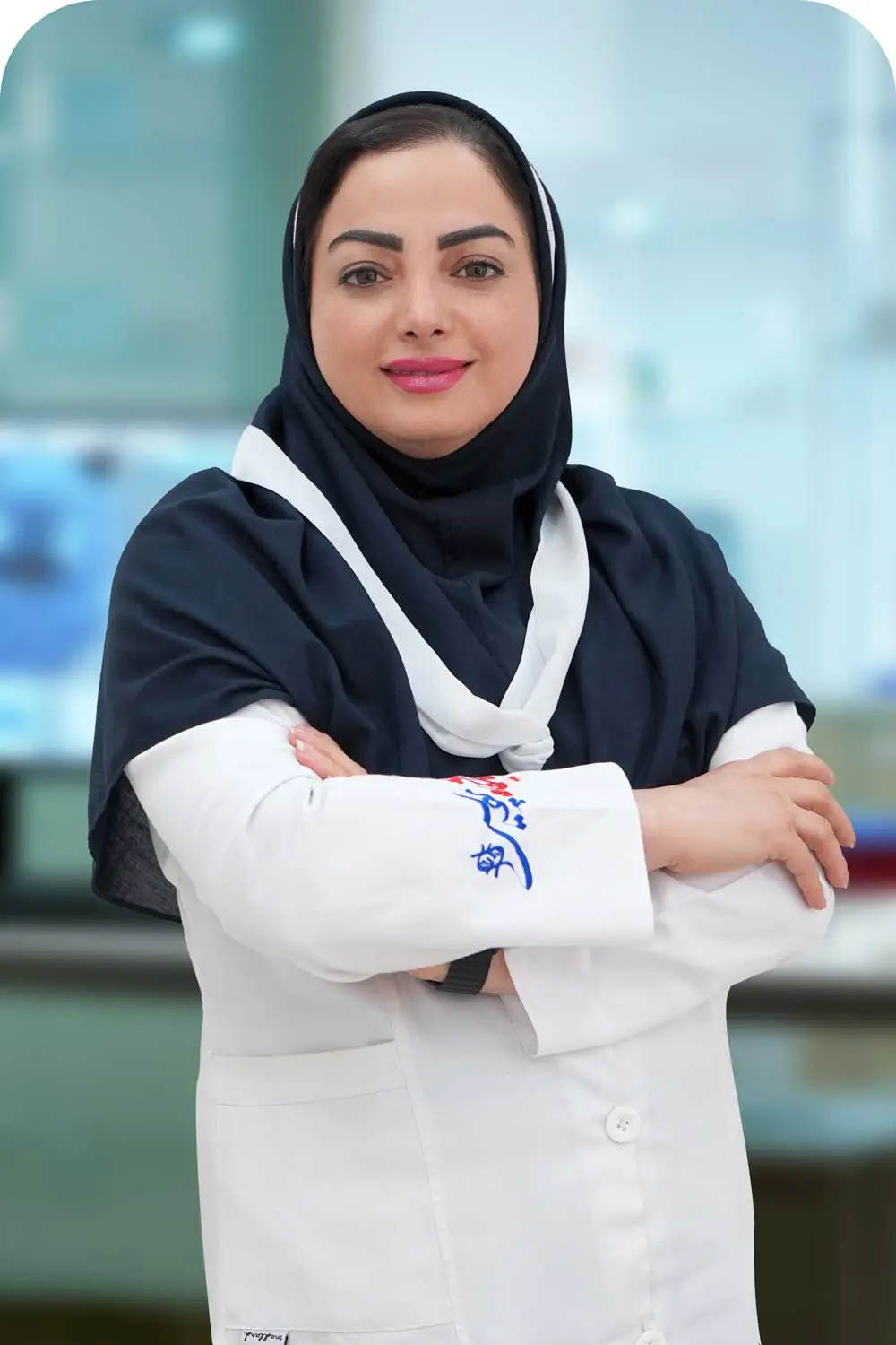 شادی حسینی مسئول تکریم آزمایشگاه پردیس حافظ