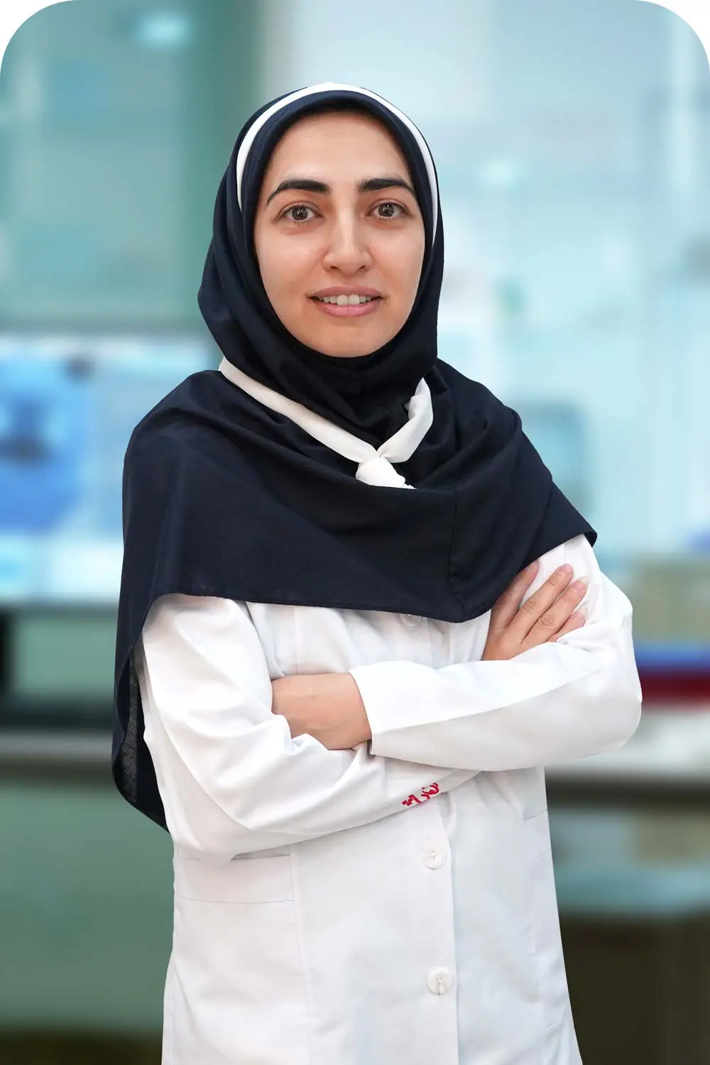 ساناز خسروپور مسئول تکریم آزمایشگاه پردیس و کلینیک آفرینش