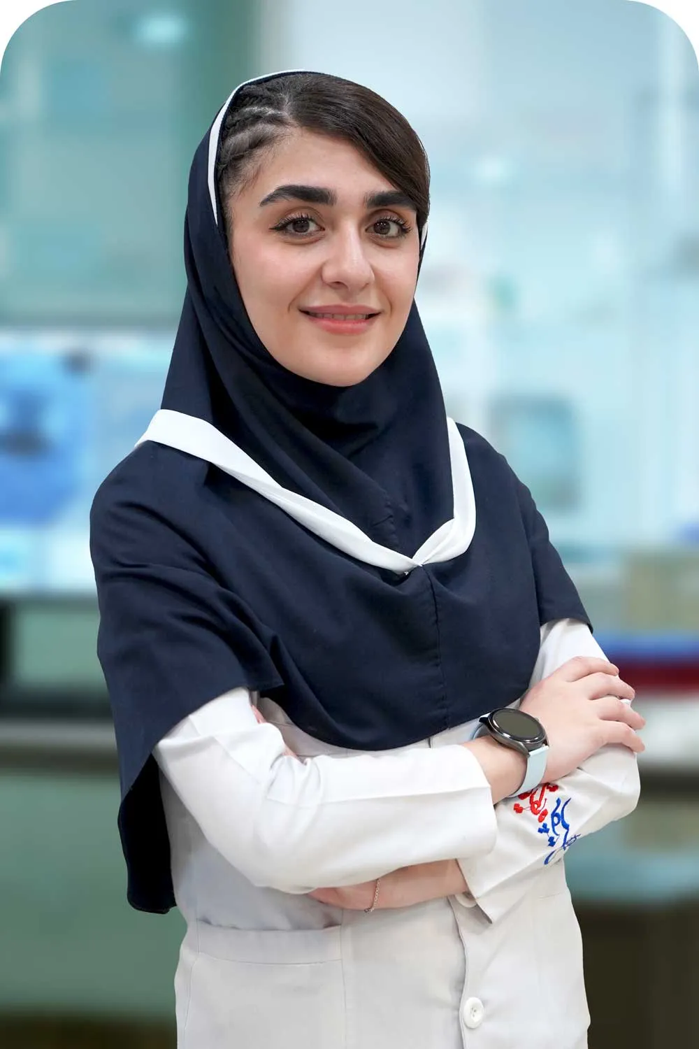 مائده شکراللهی مسئول کنترل مدارک و سوابق آزمایشگاه پردیس