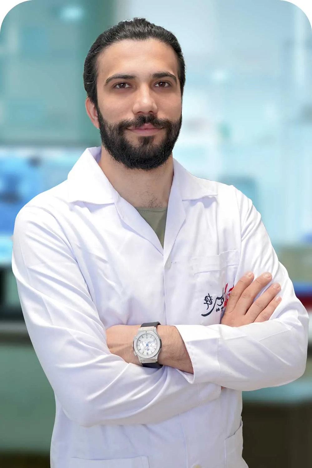 میثم طاهری مسئول بخش بیوشیمی و هورمون آزمایشگاه پردیس