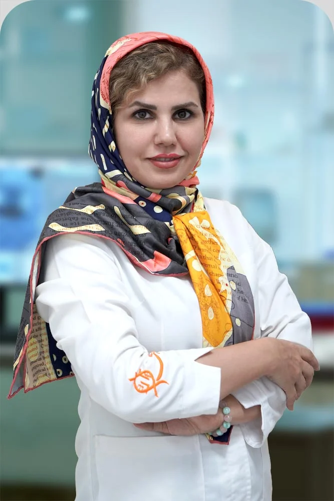 تصویر دکتر ملیحه علیمردانی، مسئول فنی بخش ژنتیک آزمایشگاه پردیس و متخصص ژنتیک پزشکی